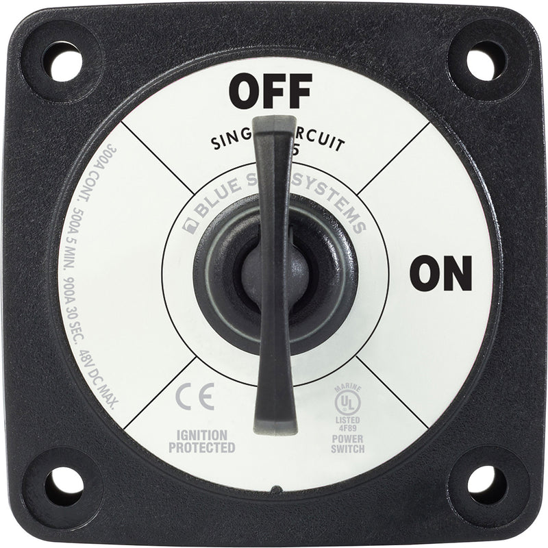Load image into Gallery viewer, Blue Sea 6005200 Battery Switch Single Circuit ONOFF  Black 6005200
