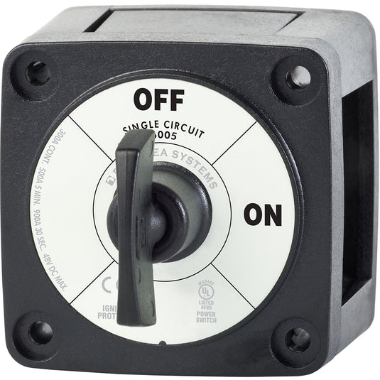Blue Sea 6005200 Battery Switch Single Circuit ONOFF  Black 6005200