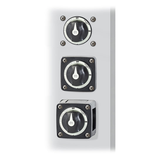 Blue Sea 6010200 Battery Switch Dual Circuit  Black 6010200