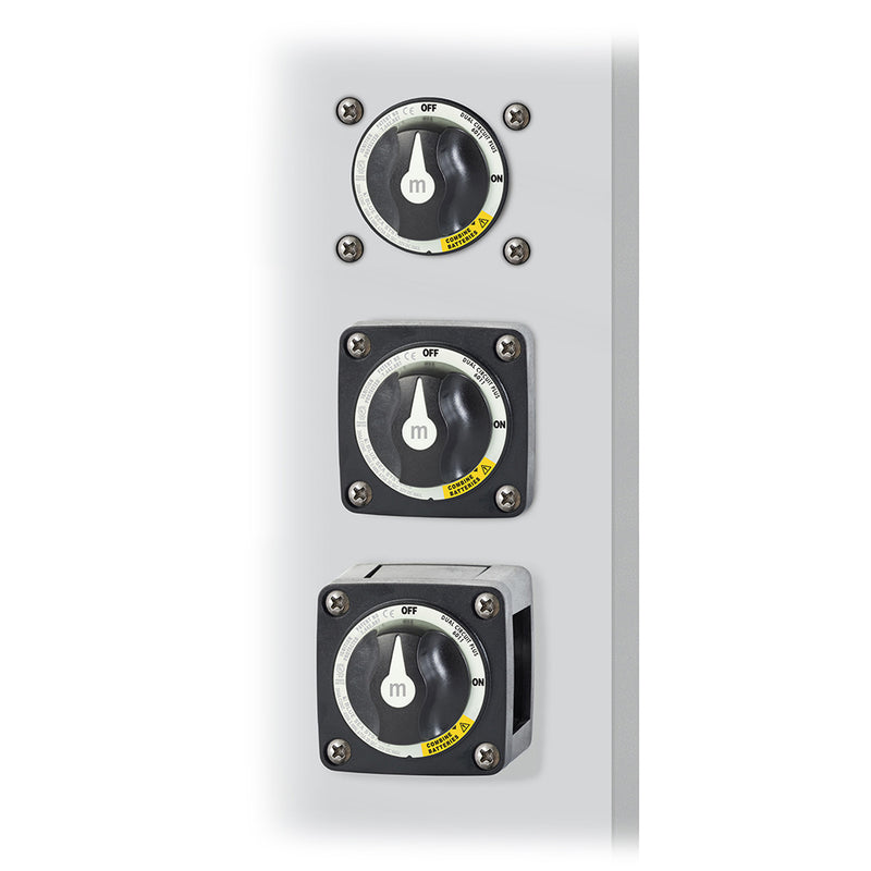 Load image into Gallery viewer, Blue Sea 6011200 mSeries Battery Switch Dual Circuit Plus  Black 6011200
