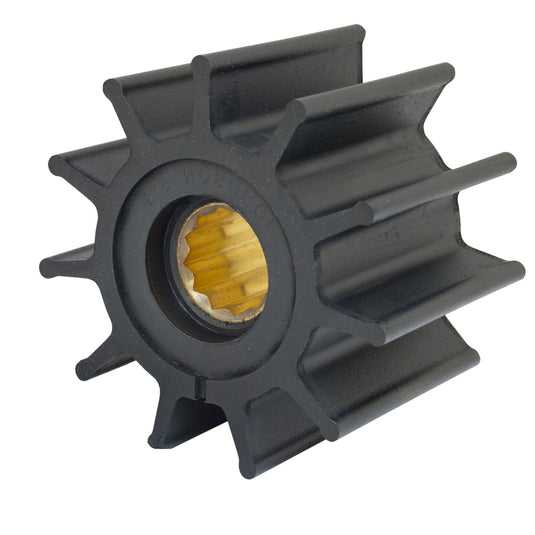 Jabsco Impeller Kit  12 Blade  Neoprene  3 Diameter  Brass Insert  Spline Drive 179350001P
