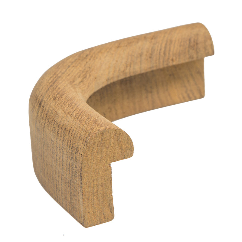 Load image into Gallery viewer, Whitecap Teak Edge Molding Outside Corner 60837
