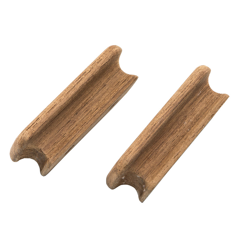 Load image into Gallery viewer, Whitecap Teak Rectangular Drawer Knob  234L  2 Pack 60131A
