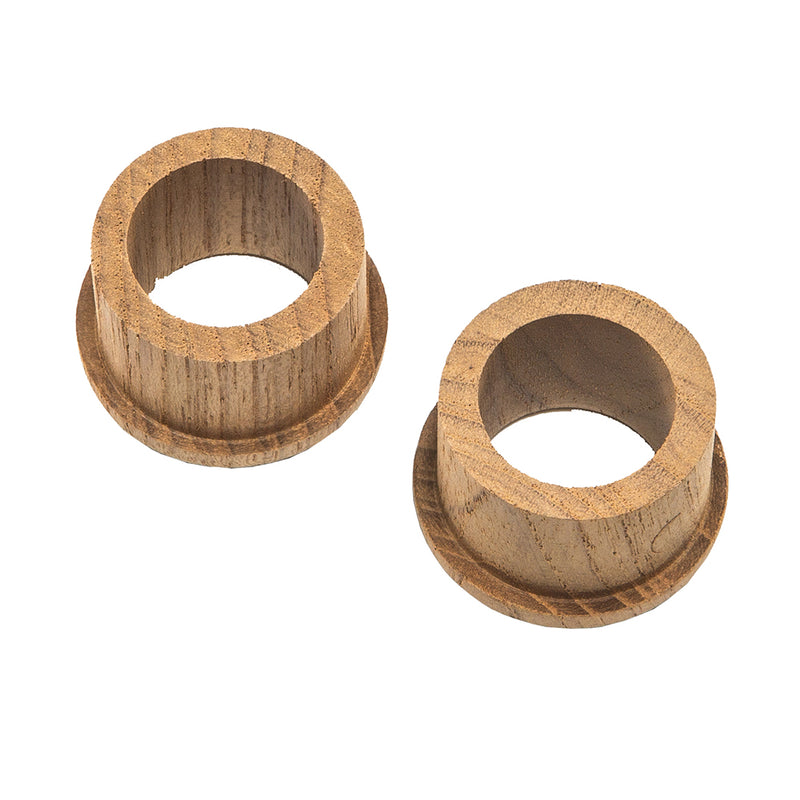Load image into Gallery viewer, Whitecap Teak Finger Pull  58 Barrel Length  2 Pack 60145A
