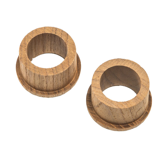 Whitecap Teak Finger Pull  58 Barrel Length  2 Pack 60145A
