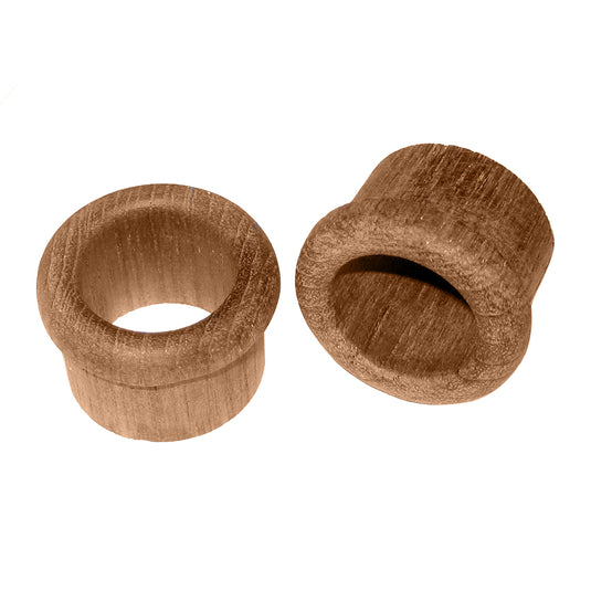 Whitecap Teak Finger Pull  1 Barrel Length  2 Pack 60146A