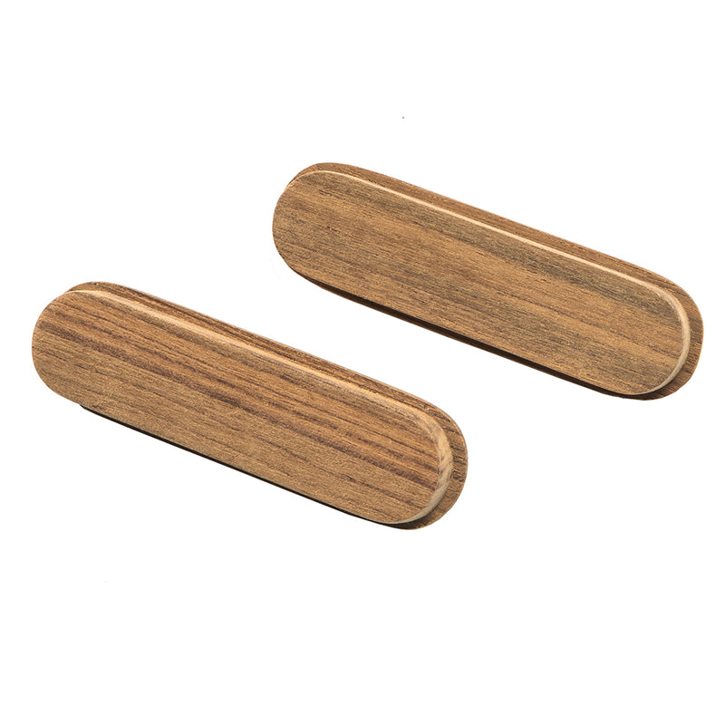 Load image into Gallery viewer, Whitecap Teak Oblong Drawer Pull  4116L  2 Pack 60124A
