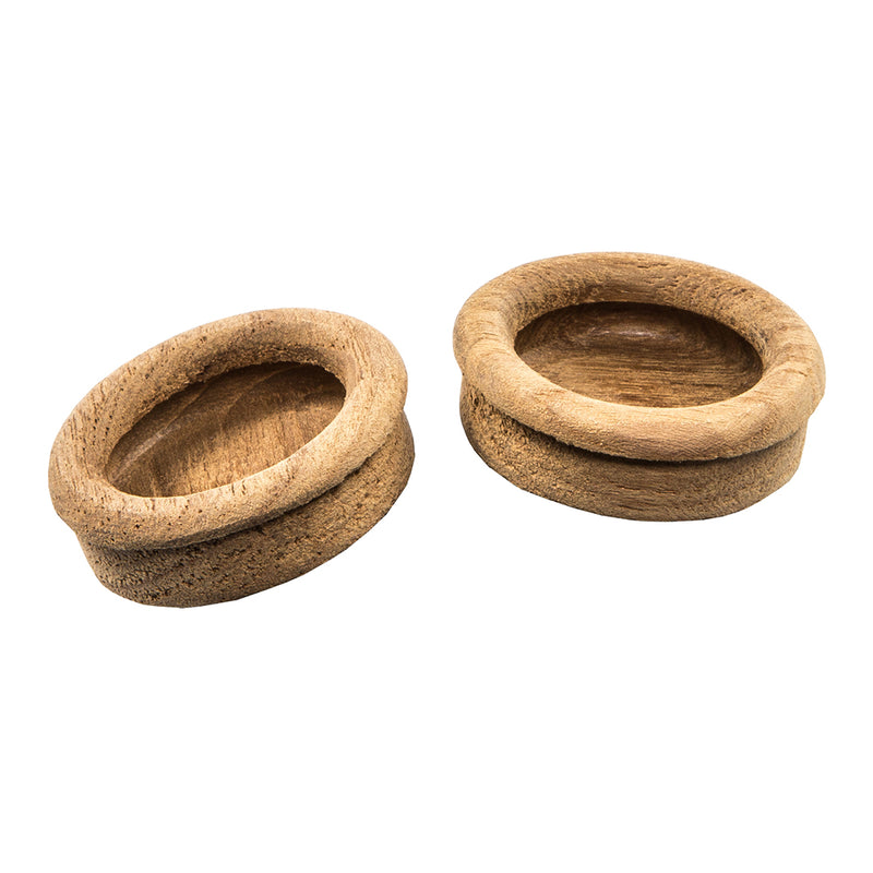 Load image into Gallery viewer, Whitecap Teak Round Drawer Pull  138 Round  2 Pack 60127A
