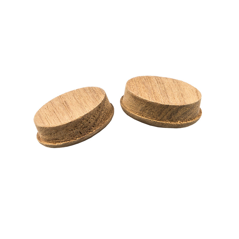 Load image into Gallery viewer, Whitecap Teak Round Drawer Pull  138 Round  2 Pack 60127A
