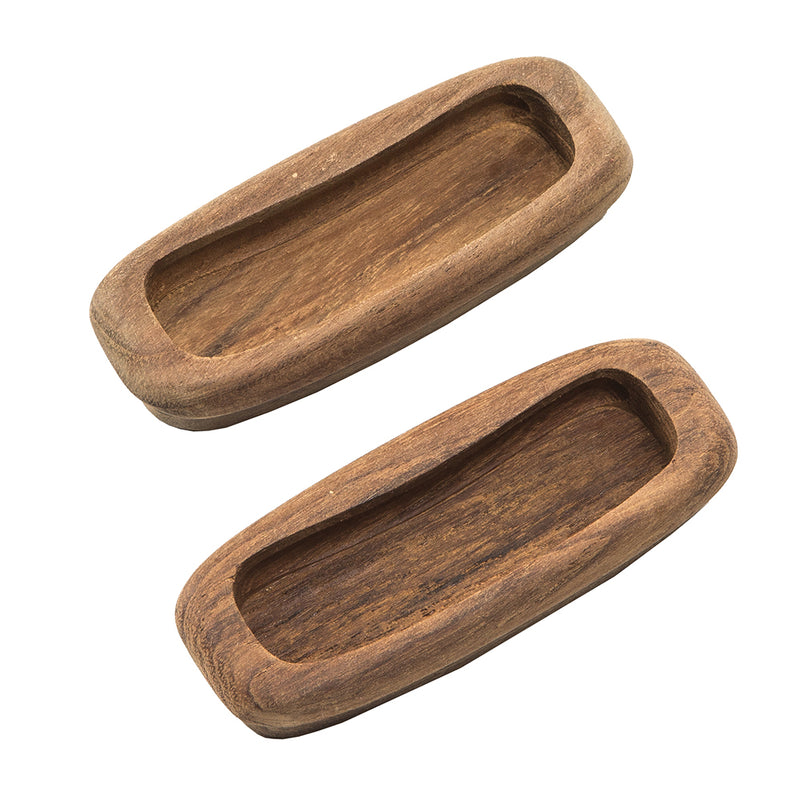 Load image into Gallery viewer, Whitecap Teak Rectangular Drawer Pull  314L  2 Pack 60135A
