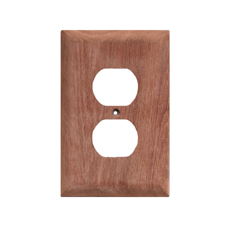 Load image into Gallery viewer, Whitecap Teak Outlet CoverReceptacle Plate 60170
