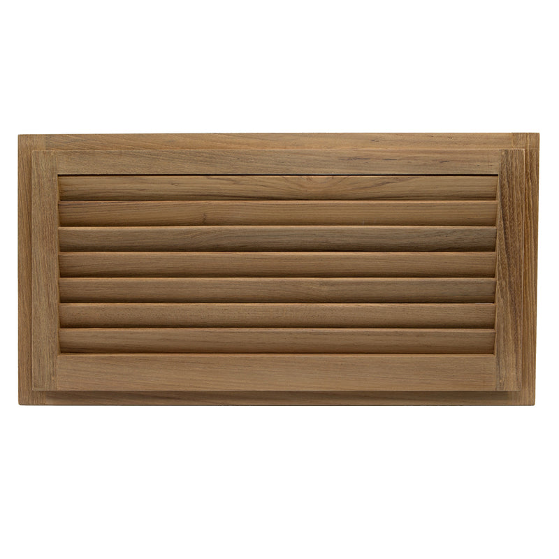 Load image into Gallery viewer, Whitecap Teak Louvered Insert  938 x 18 x 34 60716

