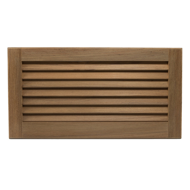 Load image into Gallery viewer, Whitecap Teak Louvered Insert  938 x 18 x 34 60716
