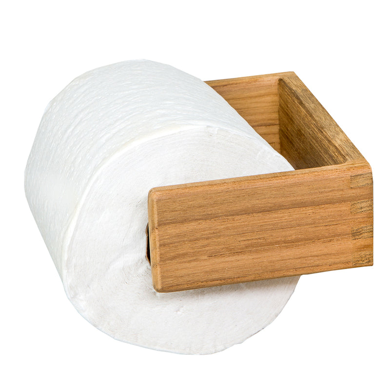 Load image into Gallery viewer, Whitecap Teak Toilet Tissue Rack 62322
