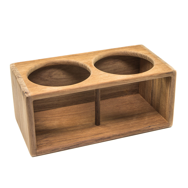 Load image into Gallery viewer, Whitecap Teak Two Insulated Drink Rack 62612
