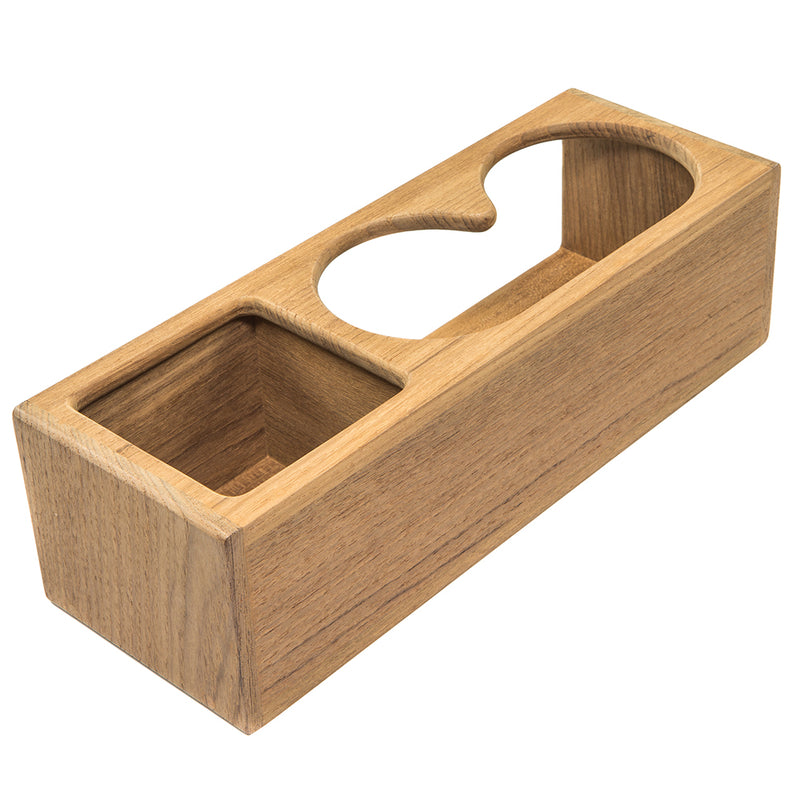 Load image into Gallery viewer, Whitecap Teak Two Insulated DrinkBinocular Rack wTray 62616
