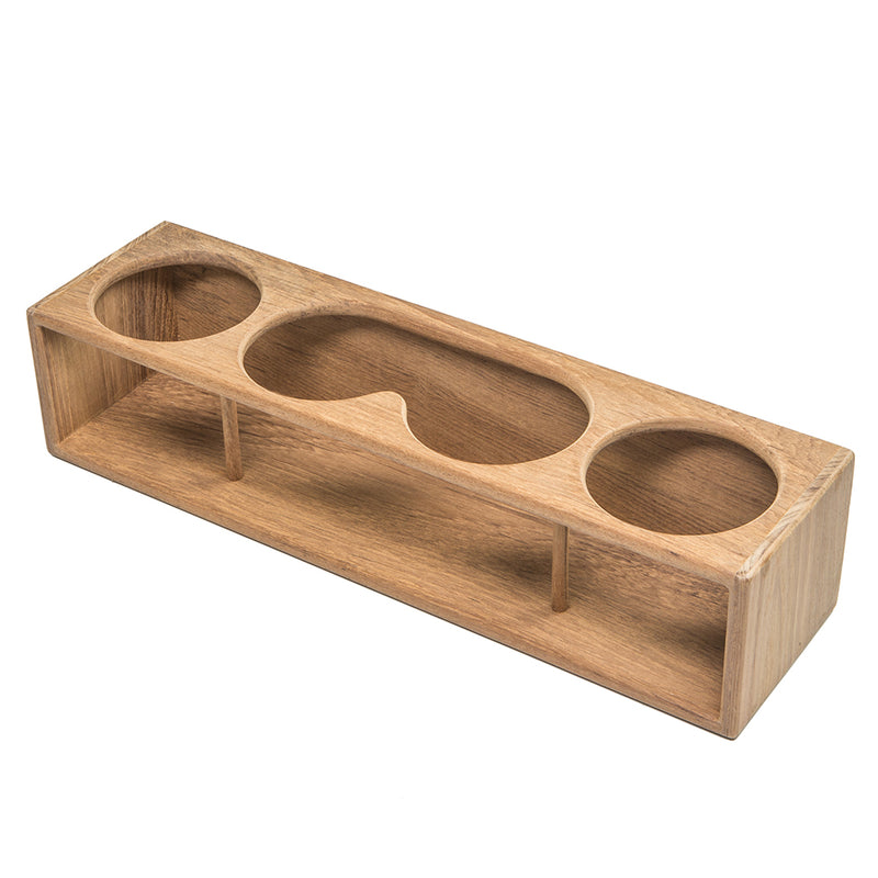 Load image into Gallery viewer, Whitecap Teak Four Insulated DrinkBinocular Rack 62634

