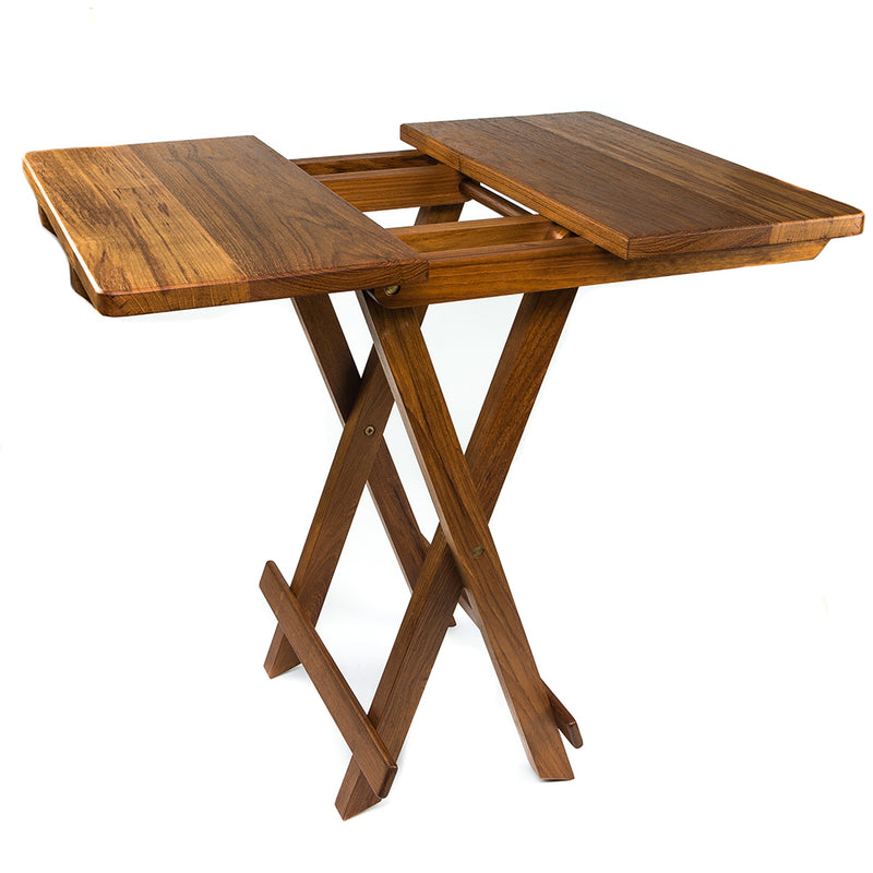 Load image into Gallery viewer, Whitecap Teak Solid Top Fold Away Table 60031
