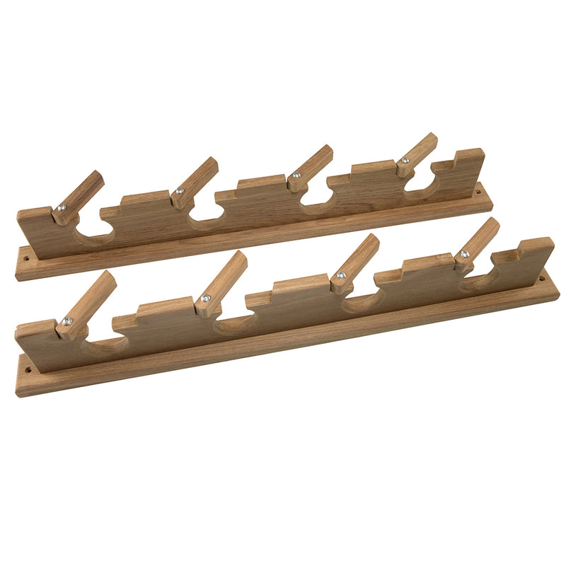 Load image into Gallery viewer, Whitecap Teak LockIn FourRod Storage Rack 60620
