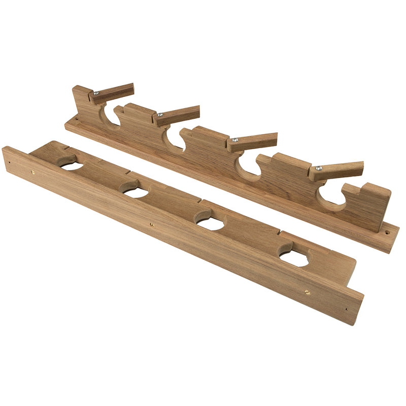 Load image into Gallery viewer, Whitecap Teak LockIn FourRod Storage Rack 60620
