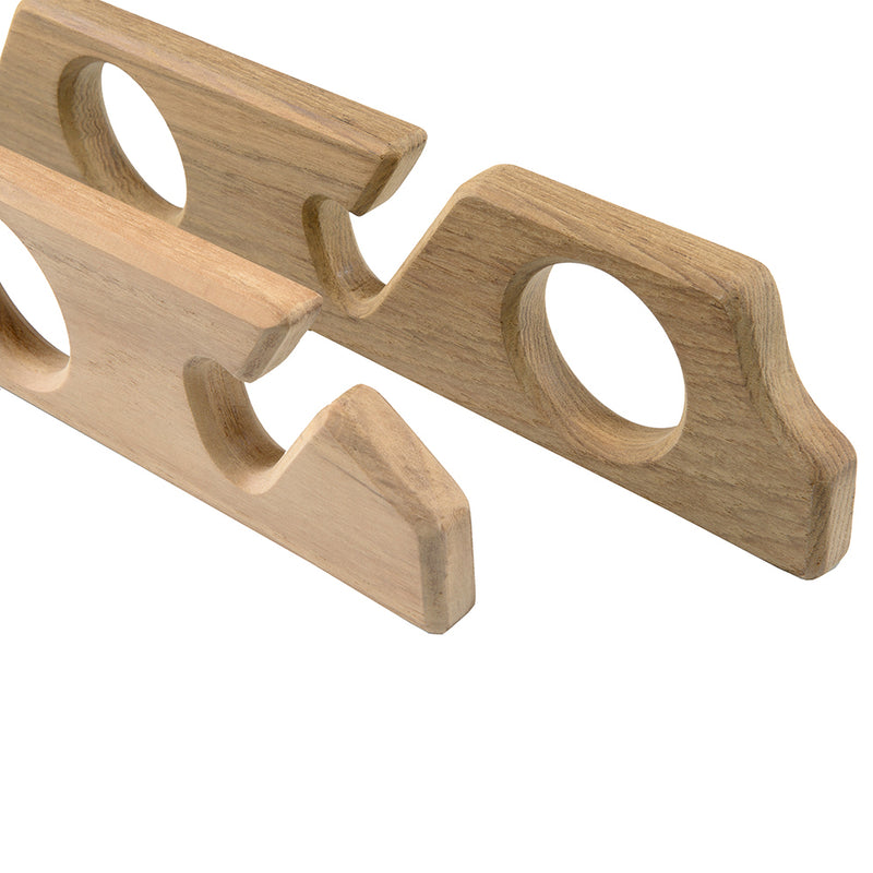 Load image into Gallery viewer, Whitecap Teak SixRod Storage Rack  Pair 60614
