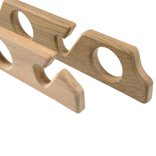 Whitecap Teak SixRod Storage Rack  Pair 60614