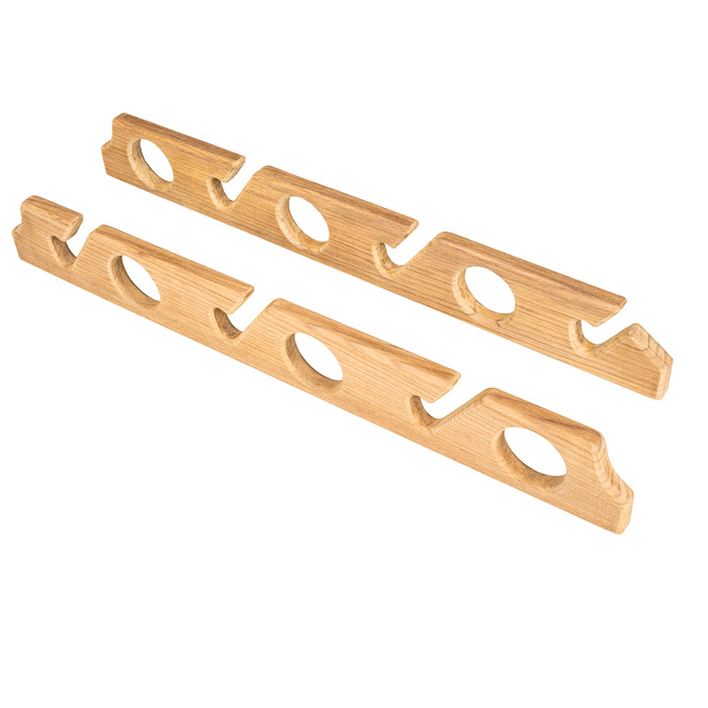 Load image into Gallery viewer, Whitecap Teak SixRod Storage Rack  Pair 60614
