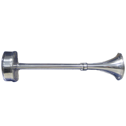 Schmitt Marine Standard Single Trumpet Horn  12V  Stainless Exterior 10025
