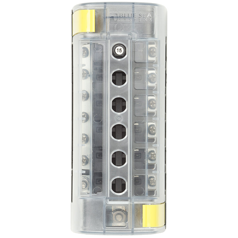 Load image into Gallery viewer, Blue Sea 5052 ST CLB Circuit Breaker Block  6 Position wNegative Bus 5052
