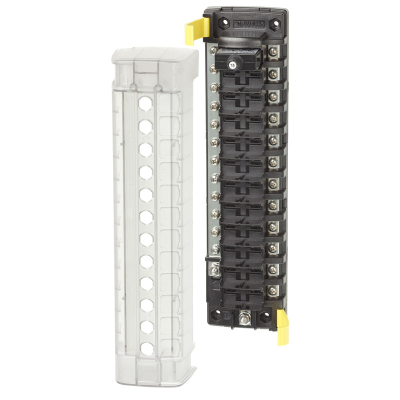 Load image into Gallery viewer, Blue Sea 5054 ST CLB Circuit Breaker Block  12 Position wNegative Bus 5054
