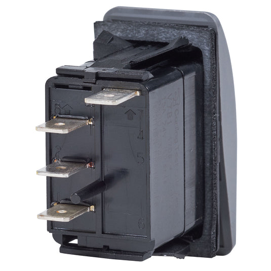 Blue Sea 7943 Contura II Switch SPDT  ONOFFON  Black 7943