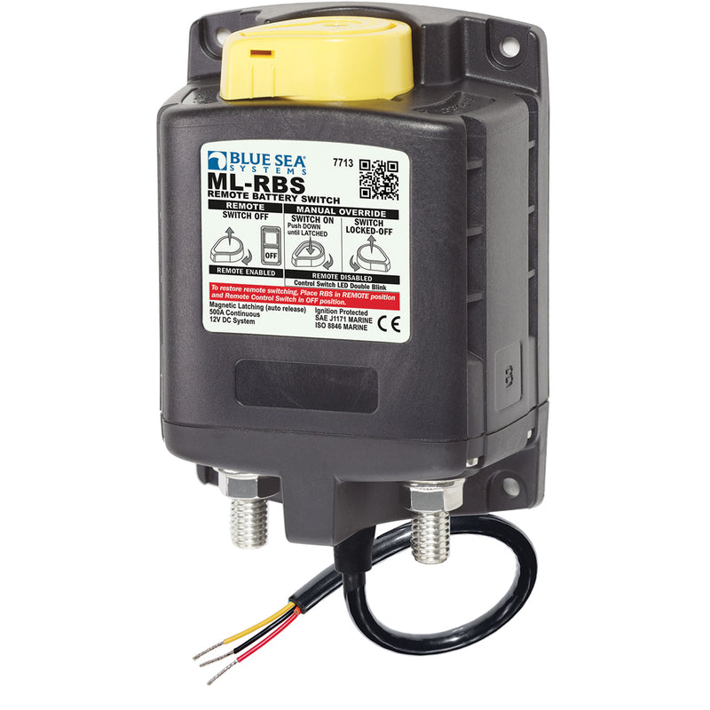 Load image into Gallery viewer, Blue Sea 7713 MLRBS Remote Battery Switch wManual Control Release  12V 7713

