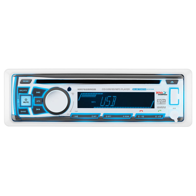 Load image into Gallery viewer, Boss Audio MR762BRGB Marine Stereo wAMFMCDBTUSB MR762BRGB
