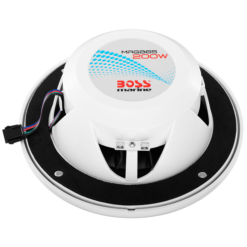 Load image into Gallery viewer, Boss Audio 65 MRGB65 Speakers wRGB Lighting  White  200W MRGB65
