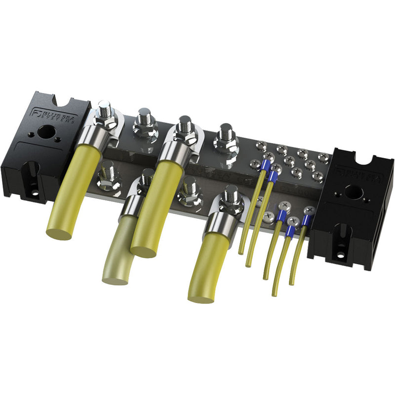 Load image into Gallery viewer, Blue Sea PowerBar 1000  8 38 Terminal Studs wCover 1990
