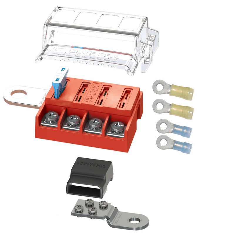 Load image into Gallery viewer, Blue Sea 5024 STBlade Battery Terminal Mount Fuse Block Kit 5024
