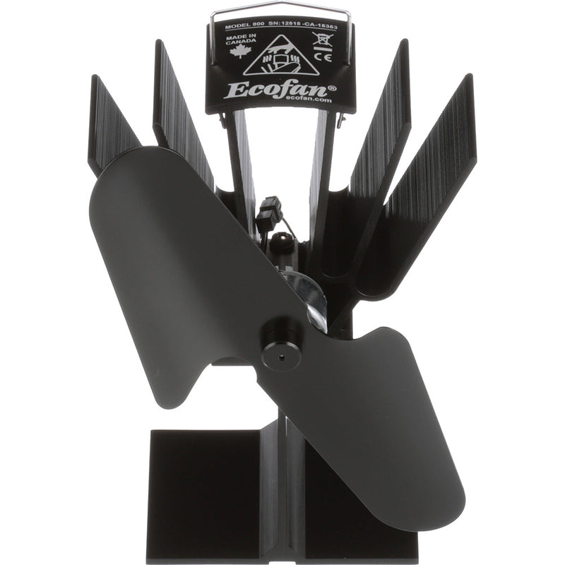 Load image into Gallery viewer, Ecofan by Caframo Original Heat Powered Stove Fan  Black Blade 800CAXBX
