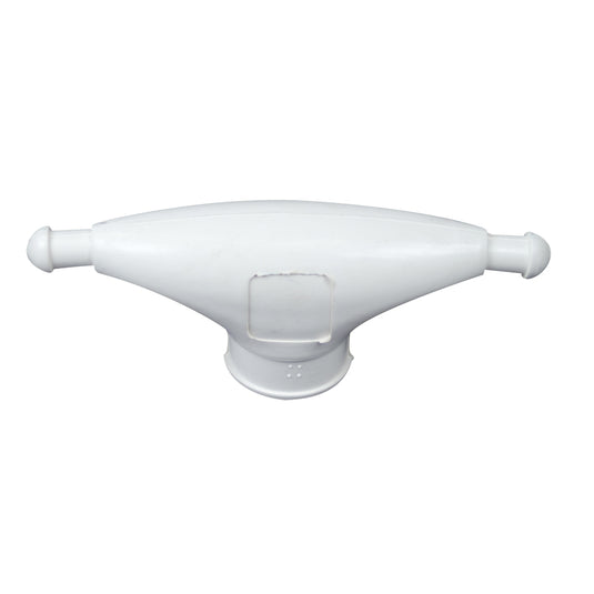 Whitecap Rubber Spreader Boot  Pair  Large  White S9200P