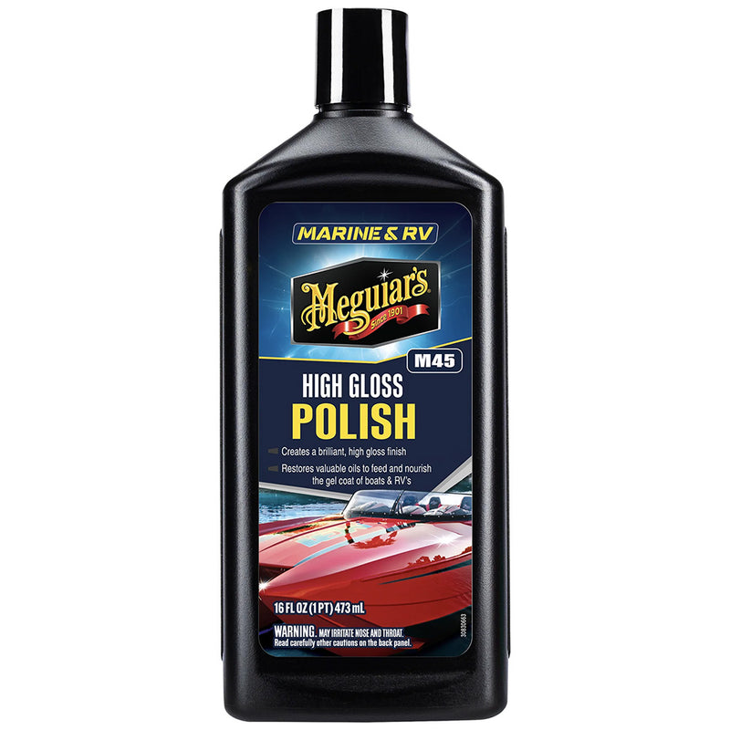 Load image into Gallery viewer, Meguiars 45 BoatRV Polish  Gloss Enhancer  16oz M4516
