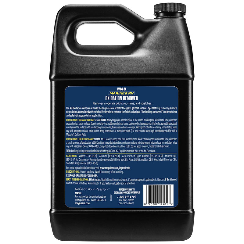Load image into Gallery viewer, Meguiars 49 Mirror Glaze HD Oxidation Remover  1 Gallon M4901
