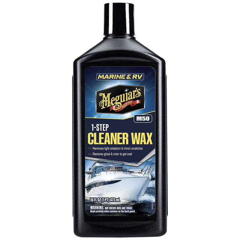 Load image into Gallery viewer, Meguiars 50 BoatRV Cleaner Wax  Liquid 16oz M5016

