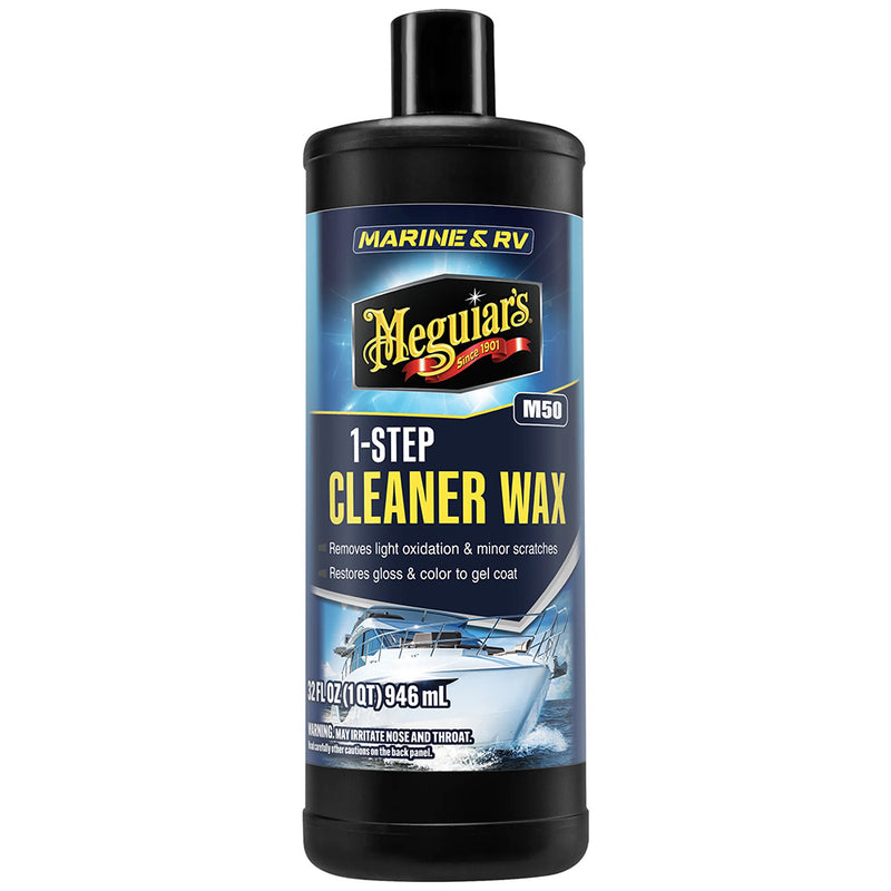Load image into Gallery viewer, Meguiars 50 BoatRV Cleaner Wax  Liquid 32oz M5032
