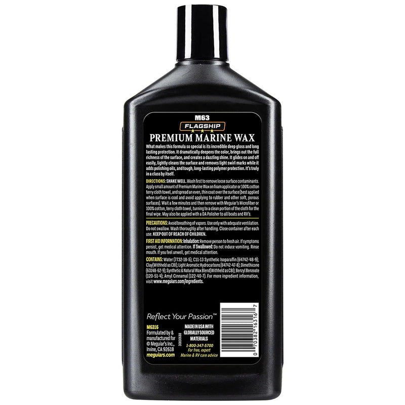 Load image into Gallery viewer, Meguiars Flagship Premium Marine Wax  16oz M6316
