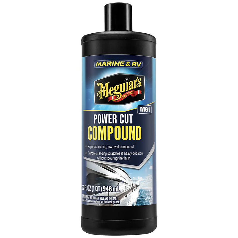 Load image into Gallery viewer, Meguiars 91 MarineRV Pro Grade Power Cut Compound  32oz M9132
