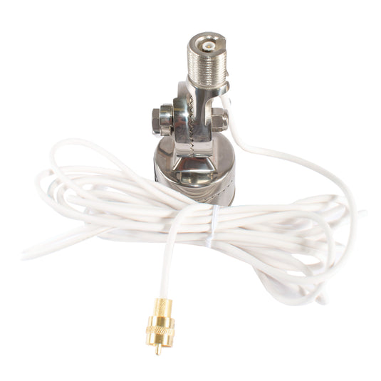 Shakespeare Quick Connect SS Rail Mount wCable fQuick Connect Antenna QCMSR