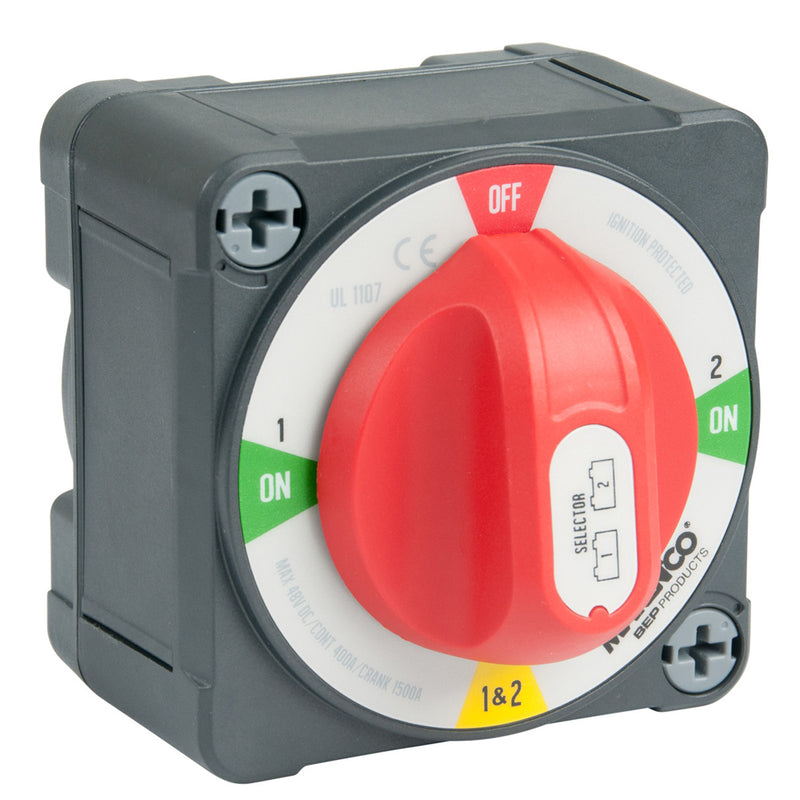 Load image into Gallery viewer, BEP Pro Installer 400A EZMount Battery Selector Switch 12BothOff 771SEZ
