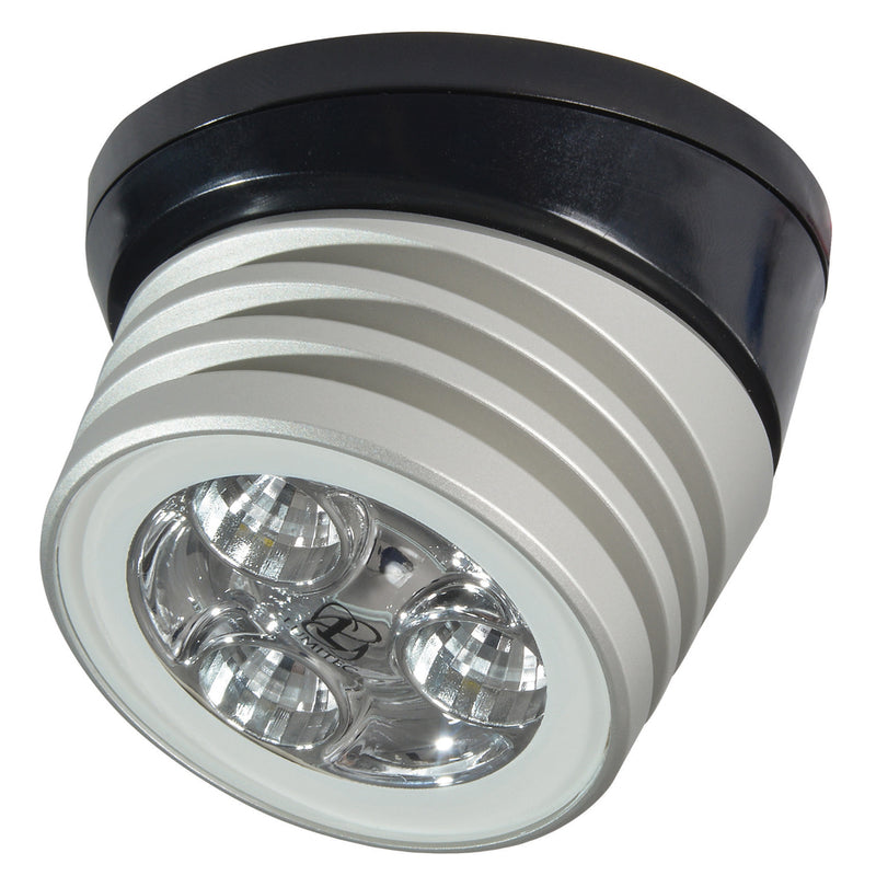 Load image into Gallery viewer, Lumitec Zephyr LED SpreaderDeck Light Brushed Black Base  White NonDimming 101326
