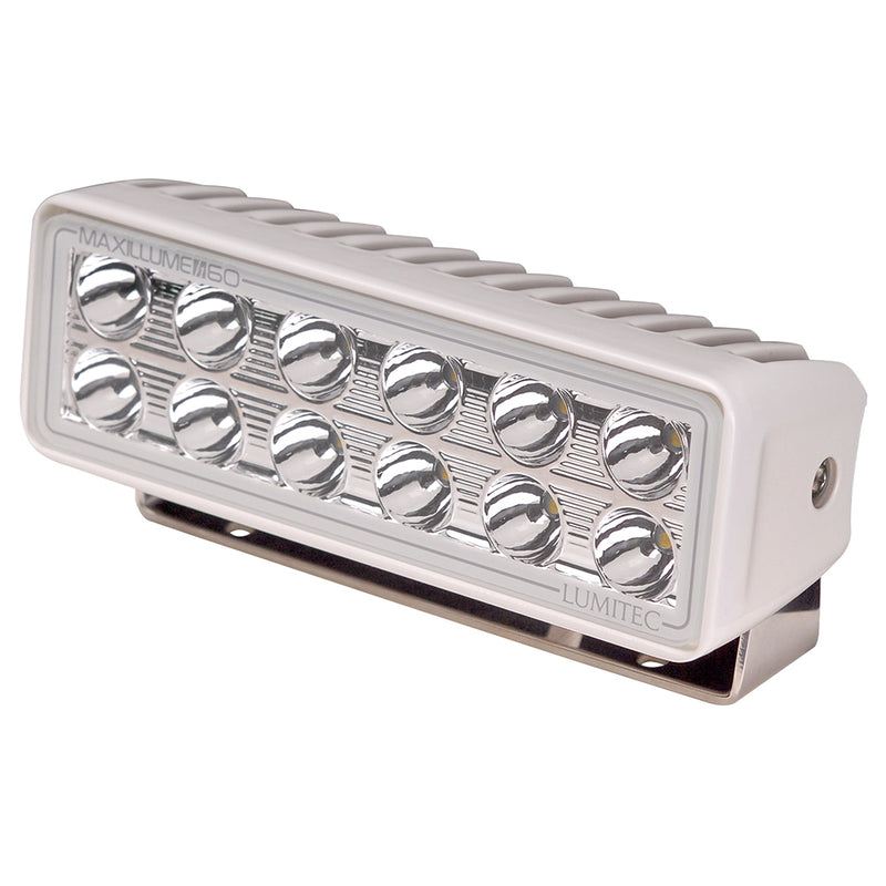 Load image into Gallery viewer, Lumitec Maxillume h60  Trunnion Mount Flood Light  White Dimming  White Housing 101334
