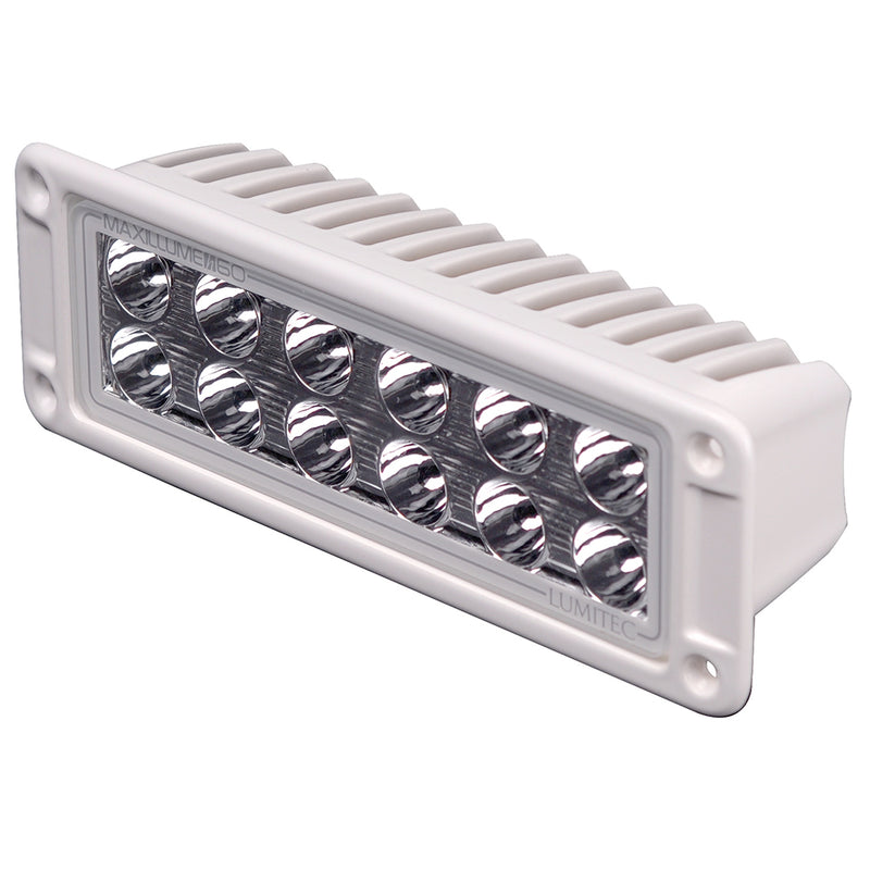 Load image into Gallery viewer, Lumitec Maxillumeh60  Flush Mount Flood Light  White Housing  White Dimming 101336
