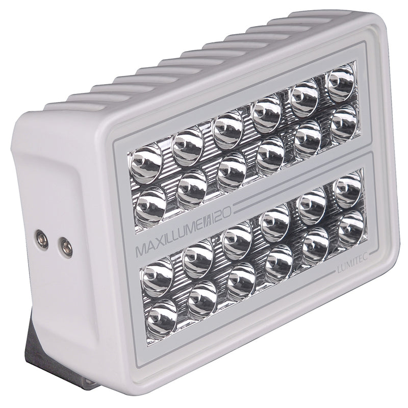 Load image into Gallery viewer, Lumitec Maxillume h120  Trunnion Mount Flood Light  White Housing  White Dimming 101346
